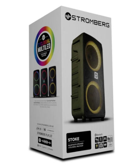 PARLANTE BT STROMBER 80W 2X8* STOKE
