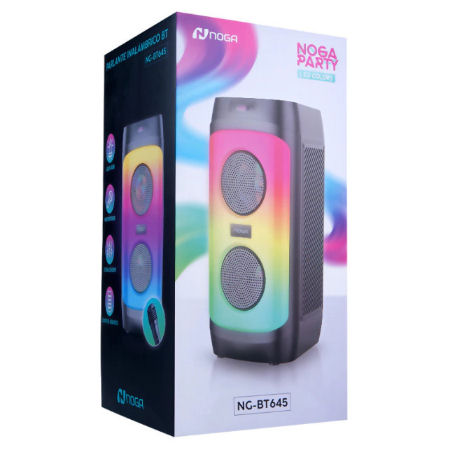 PARLANTE BT MULTIMEDIA LED NOGA NG-BT645
